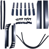 WINDOW CHANNEL KIT - 35-36 5W COUPE & 4DR SEDAN WITH RUBBER BUMPERS