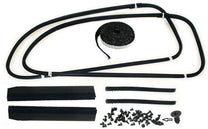 STAINLESS WINDOW CHANNEL KIT - 35-36 5W COUPE & 4DR SEDAN WITH FELT STRIPS