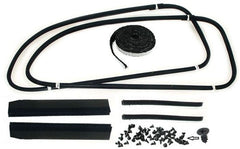 STAINLESS WINDOW CHANNEL KIT - 35-36 5W COUPE & 4DR SEDAN WITH FELT STRIPS