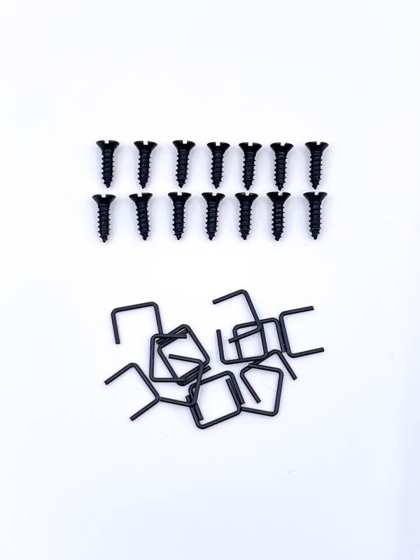 STAINLESS BEAD WINDOW ANTI-RATTLERS - 35-36 CABRIOLET (4) pcs