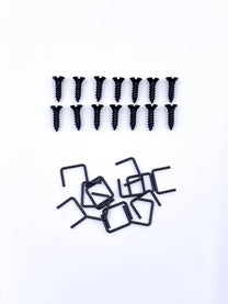 STAINLESS BEAD WINDOW ANTI-RATTLERS - 35-36 CABRIOLET (4) pcs