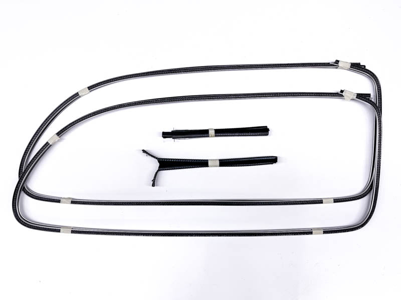 QUARTER WINDOW CHANNEL KIT - 35-36 2 DOOR SEDAN WITH FELT