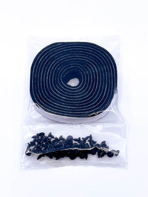 QUARTER WINDOW CHANNEL KIT - 35-36 2 DOOR SEDAN WITH FELT