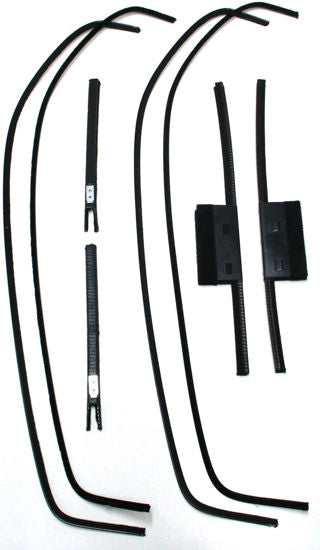 QUARTER WINDOW CHANNEL KIT - 35-36 2 DOOR SEDAN WRUBBER BUMPERS