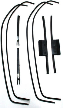 QUARTER WINDOW CHANNEL KIT - 35-36 2 DOOR SEDAN WRUBBER BUMPERS