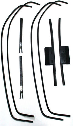QUARTER WINDOW CHANNEL KIT - 35-36 2 DOOR SEDAN WRUBBER BUMPERS