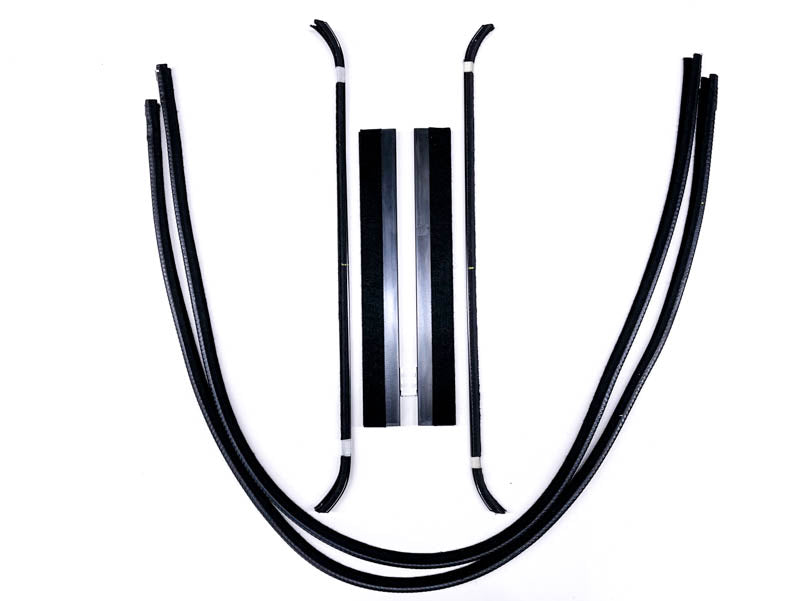 REAR DOOR WINDOW CHANNEL KIT - 35-36 4DR SDN W/FELT