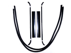 REAR DOOR WINDOW CHANNEL KIT - 35-36 4DR SDN W/FELT