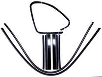 REAR DOOR & QUARTER WINDOW CHANNEL KIT - 35-36 4DR SDN W/BUMPERS