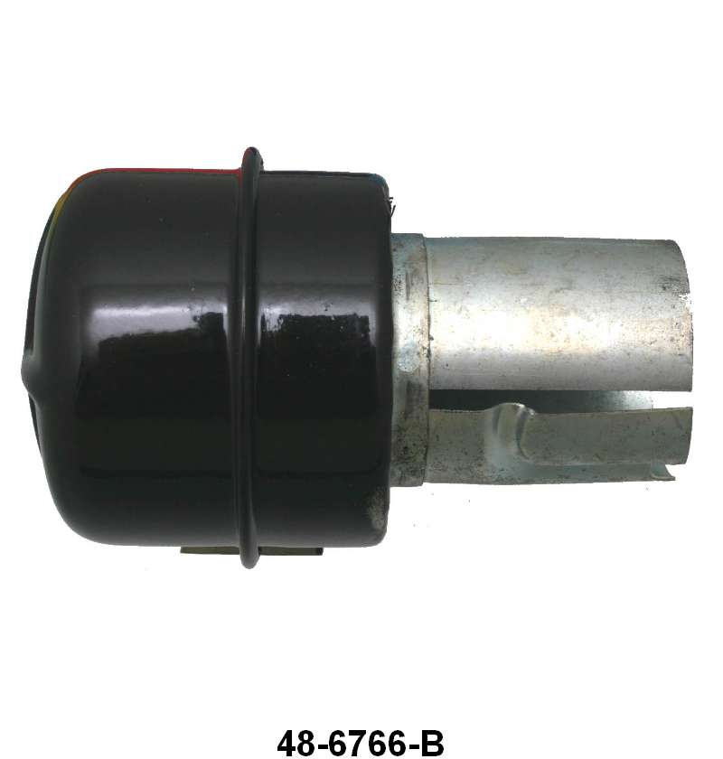 OIL BREATHER CAP - ORIGINAL TYPE - 37-48 PASS, 37-47 PICKUP V8 BLACK