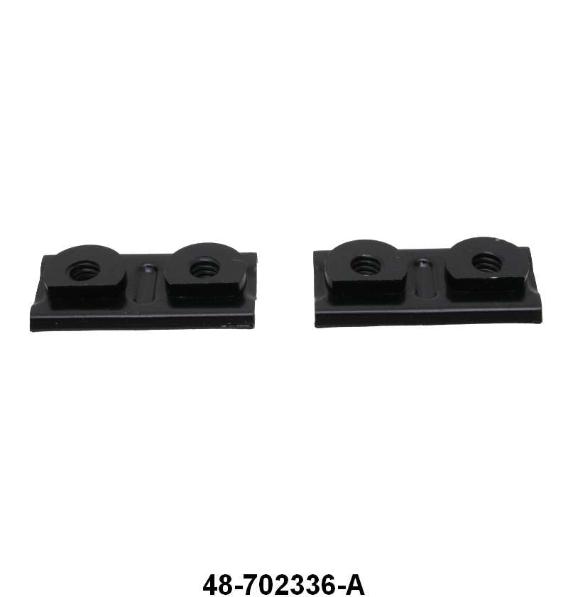 DOOR STRIKER MOUNTING PLATE - 35-39 COUPE/SEDAN, 38-52 PU