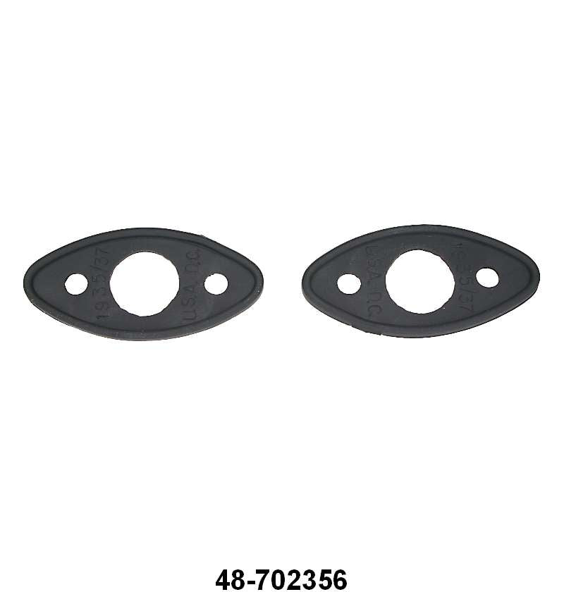 OUTSIDE DOOR HANDLE PADS - 35-37 ALL PASS, 35-40 WAGON, 37-47 PU, RUBBER