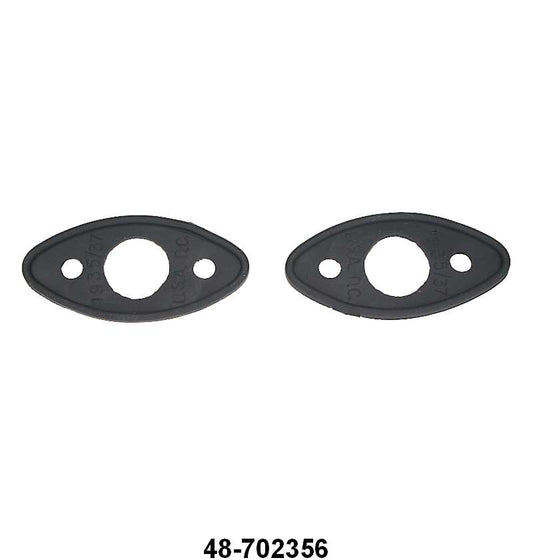 OUTSIDE DOOR HANDLE PADS - 35-37 ALL PASS, 35-40 WAGON, 37-47 PU, RUBBER