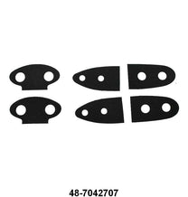 TRUNK HINGE AND LOCK PADS - 35-36 HUMPBACK SEDAN 6 PIECES