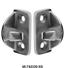 STAINLESS DOOR STRIKERS - 35-38 CONV SDN, 38 CONV