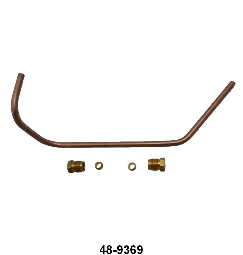 PRE-BENT FUEL PUMP TO CARBURETOR LINE  - LATE 35-36 PASS/PU