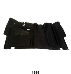 RUBBER FLOOR MAT - 61-64 F-100/F-250 WITH 5