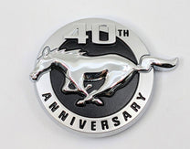 RUNNING HORSE EMBLEM - "40TH ANNIVERSARY", LH