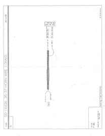 HORN MOTOR WIRE - 35 PASS, 35-37 PICKUP