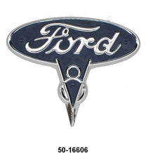 HOOD SIDE EMBLEMS - 35-36 PICKUP "FORD V8"