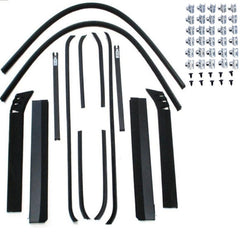 DOOR WINDOW CHANNEL KIT - 35-37 PICKUP WITH FELT STRIPS (HOLES IN DOOR)