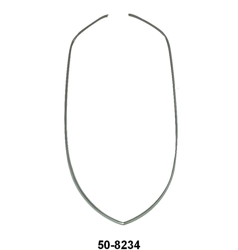 STAINLESS GRILLE TRIM - 35-36 PICKUP WITH HARDWARE