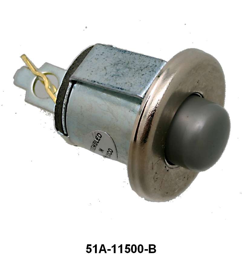 ORIGINAL STYLE STARTER BUTTON - 46 PASSENGER BLUE GRAY