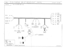 HEADLIGHT WIRING HARNESS - 42-47 PASS V8, 42 PASS 6 CYL