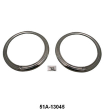 HEADLIGHT DOOR/BEZELS - 46 PASS STAINLESS W/1 RIB