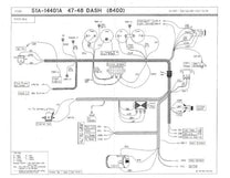 UNDER DASH TO ENGINE WIRES (COWL HARNESS) - LATE 47-48 PASSENGER V8
