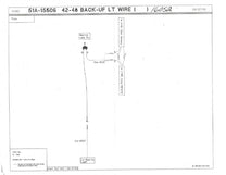 BACK-UP LIGHT SWITCH TO LIGHT WIRE - 42-48 PASSENGER