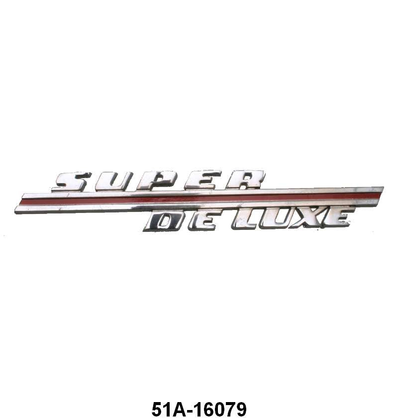 FRONT FENDER EMBLEM - 46-47 PASS "SUPER DELUXE"