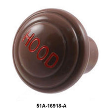 HOOD PULL CABLE KNOB - 46 PASSENGER BROWN