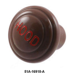 HOOD PULL CABLE KNOB - 46 PASSENGER BROWN