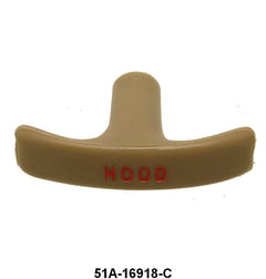 HOOD PULL CABLE KNOB - 46 PASSENGER GRAY TAN