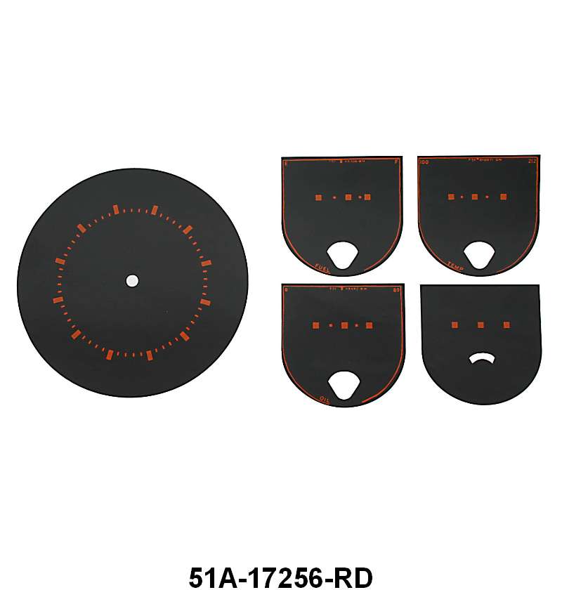 SMALL GAUGE & CLOCK DECAL