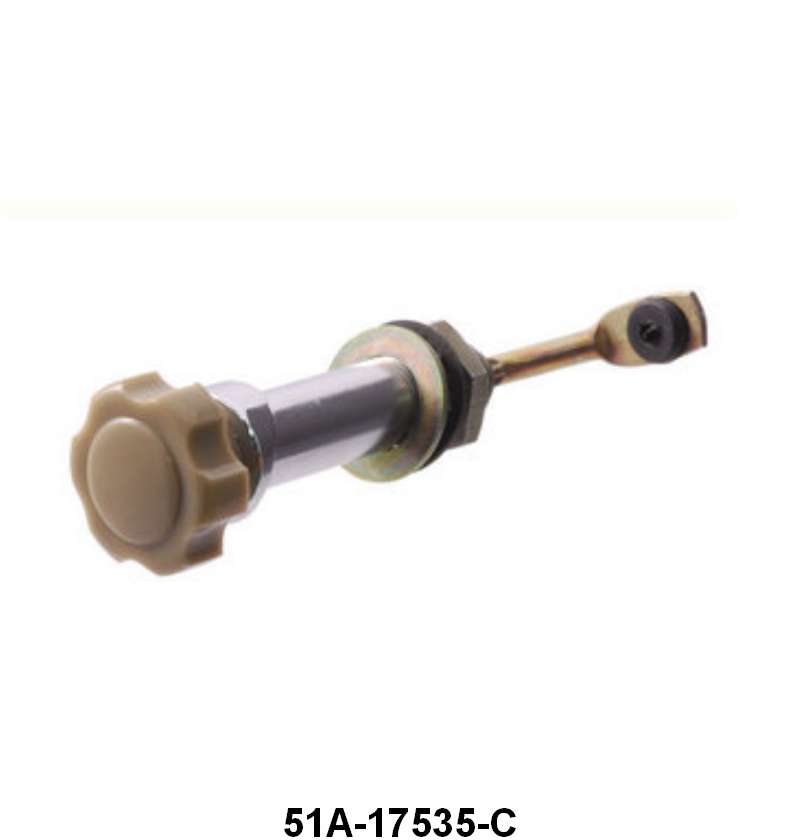 VACUUM WIPER MOTOR SWITCH - 46-48 PASS GRAY TAN KNOB