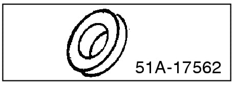 WIPER ARM TO WIPER MOTOR GROMMET - 46-54 PASSENGER, 48-55 PICKUP