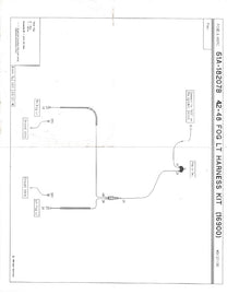 FOG LIGHT HARNESS - 42-48 PASS/MERC