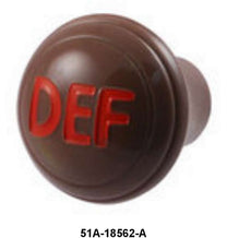 HOT WATER HEATER DEFROSTER KNOB - 46 PASSENGER BROWN