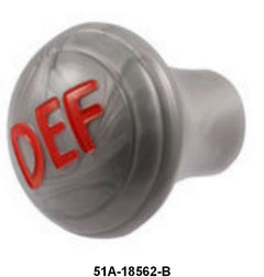 HOT WATER HEATER DEFROSTER KNOB - 46 PASSENGER BLUE GRAY