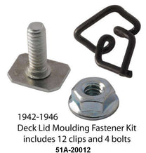 DECK OR TRUNK LID TRIM CLIPS - 46 PASS 16 pcs