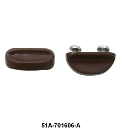 FRONT ASH TRAY KNOBS - 46 PASS BROWN