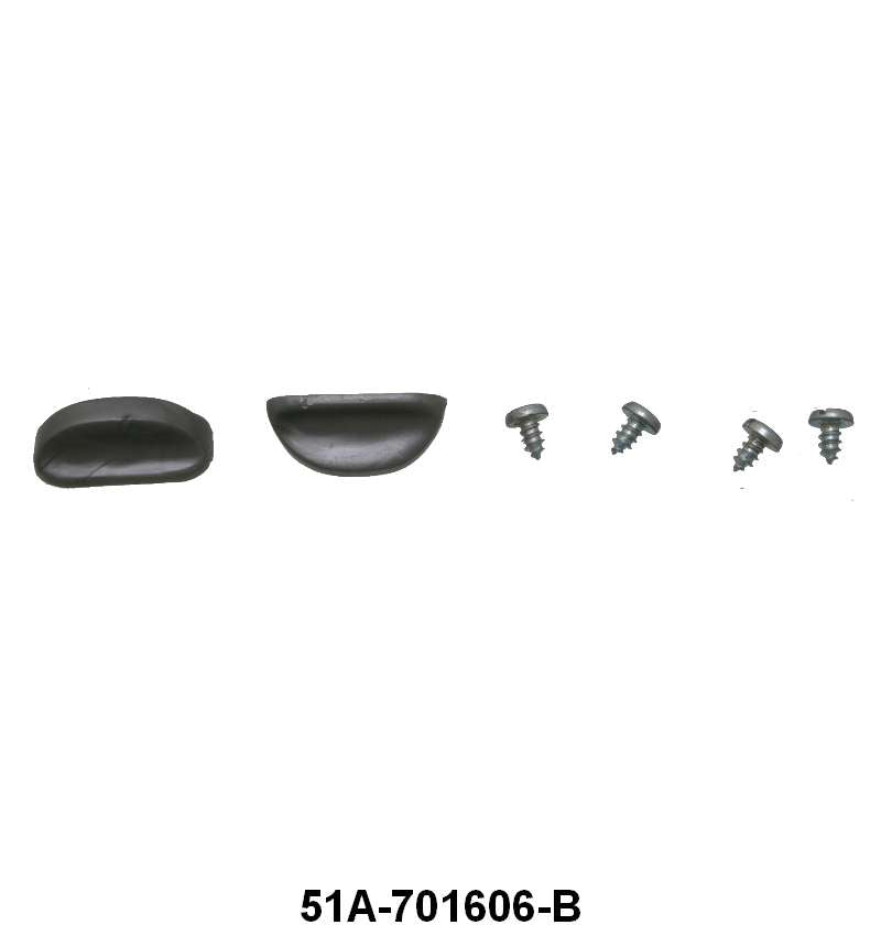 FRONT ASH TRAY KNOBS - 46 PASS BLUE GRAY