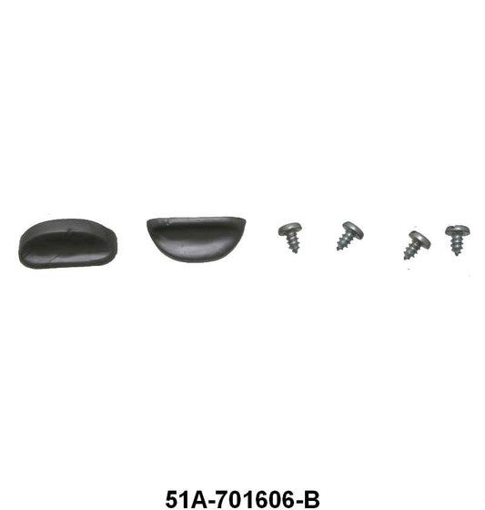FRONT ASH TRAY KNOBS - 46 PASS BLUE GRAY