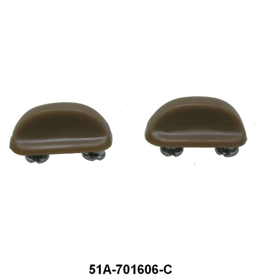 FRONT ASH TRAY KNOBS - 46-48 PASS GRAY TAN