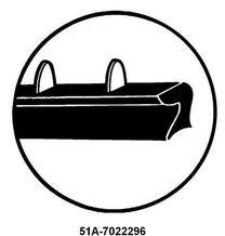 BACK EDGE OF VENT WINDOW SEAL - 46-48 COUPE, SEDAN, WAGON