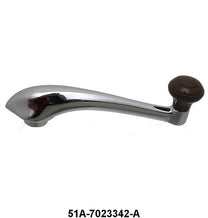 WINDOW CRANK - 46 PASS CHROME WITH BROWN KNOB