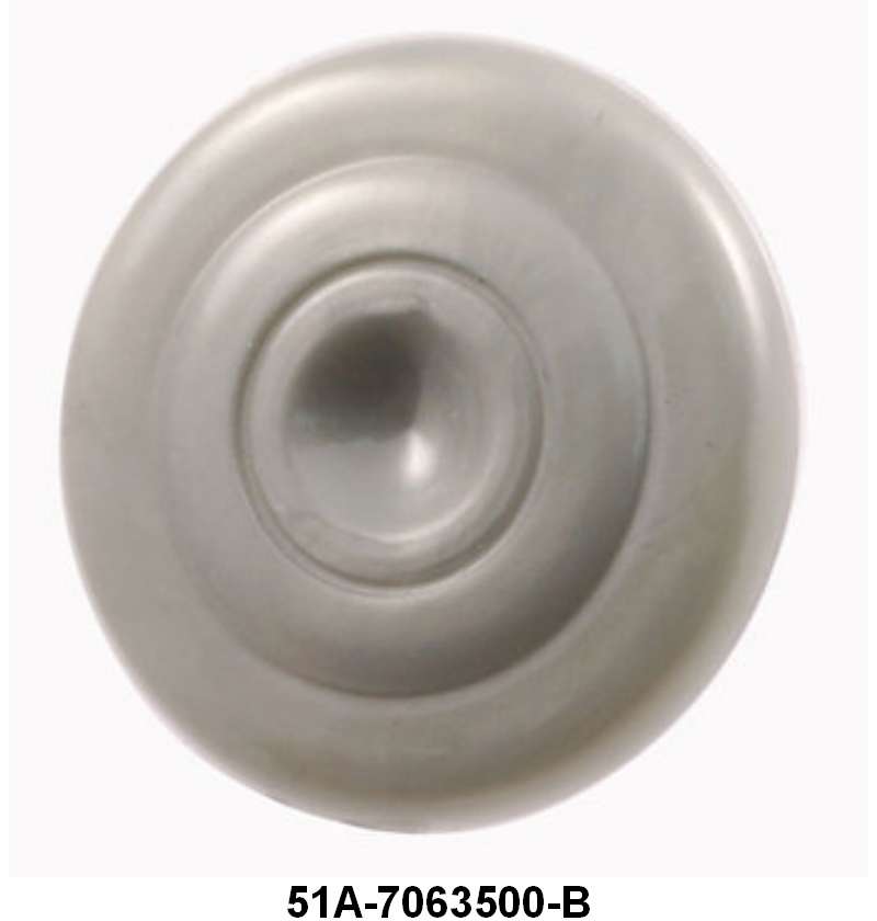 SEAT BUTTON - 46 PASSENGER BLUE GRAY