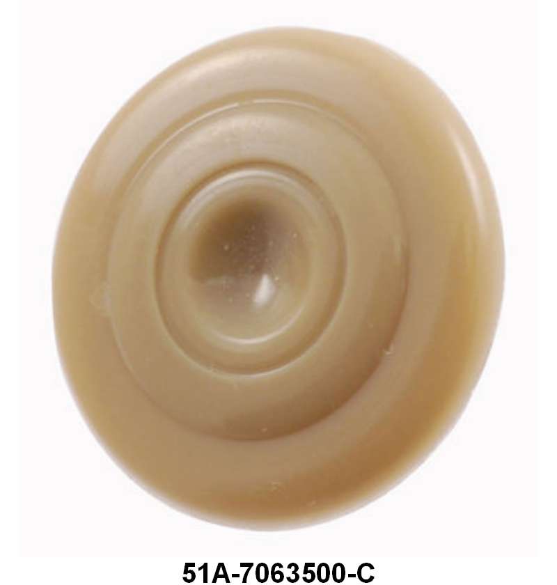 SEAT BUTTON - 46-48 PASSENGER, GRAY TAN
